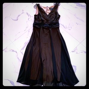 Black evening/cocktail dress by connected apparel